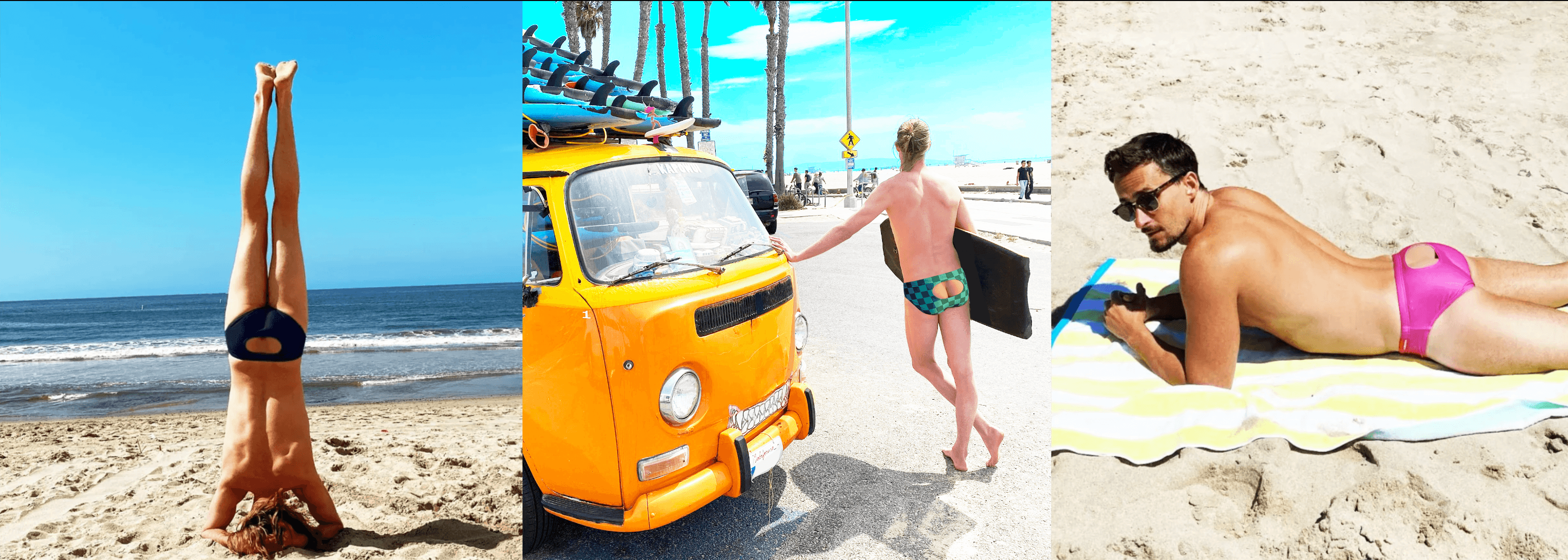 Cleavage for Guys Cheeky Swimsuits for Men Moonies